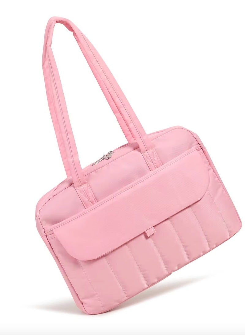 Laptop & MacBook  Shoulder Business Bag (15.6) Inch with Large Capacity, Ideal for Travel and Work, Waterproof and Drop Resistant, Simple Handbag and Oxford Cloth Fabric for Men and Women 43*33*6.5 cm - Image 1